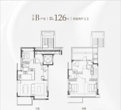 4室2厅3卫户型详情