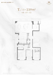 4室2厅3卫户型图