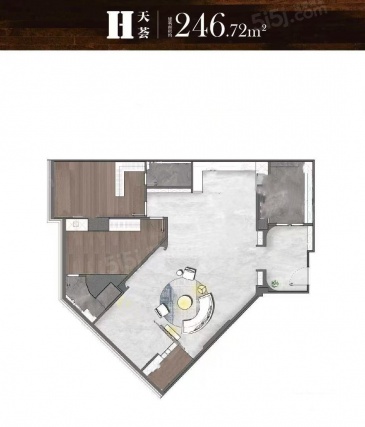 3室2厅2卫户型详情