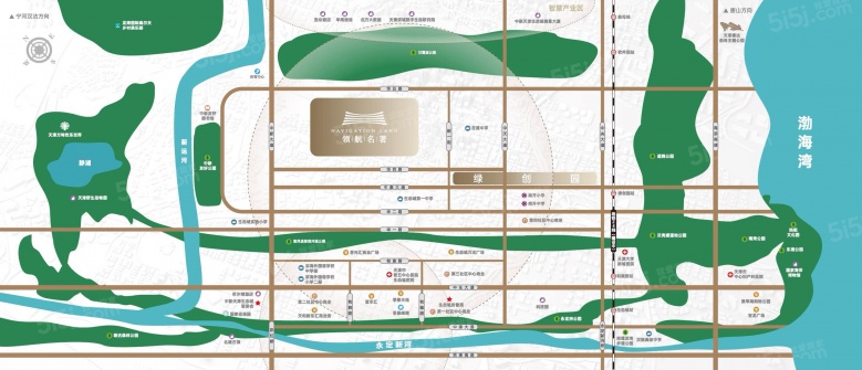 领航名著区位图