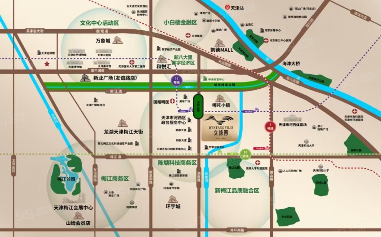 文塘园区位图