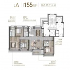 4室2厅3卫户型图