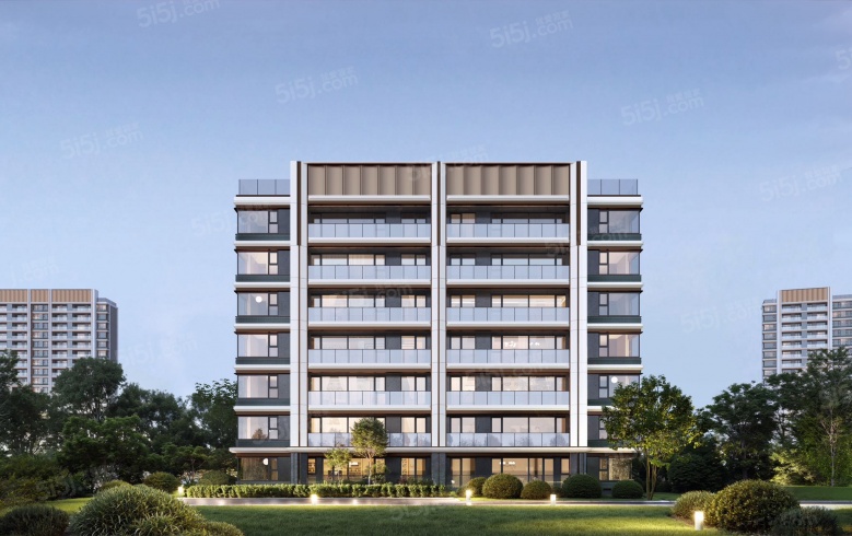 金茂泮湖满庭效果图