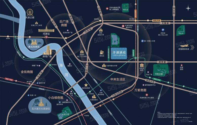 金茂泮湖满庭区位图