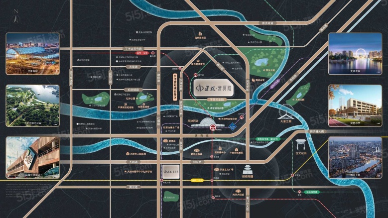 建投誉河院（商业）区位图