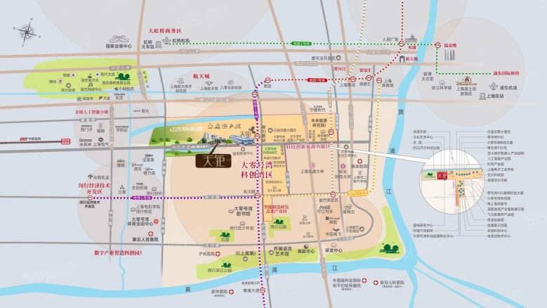 天钜区位图