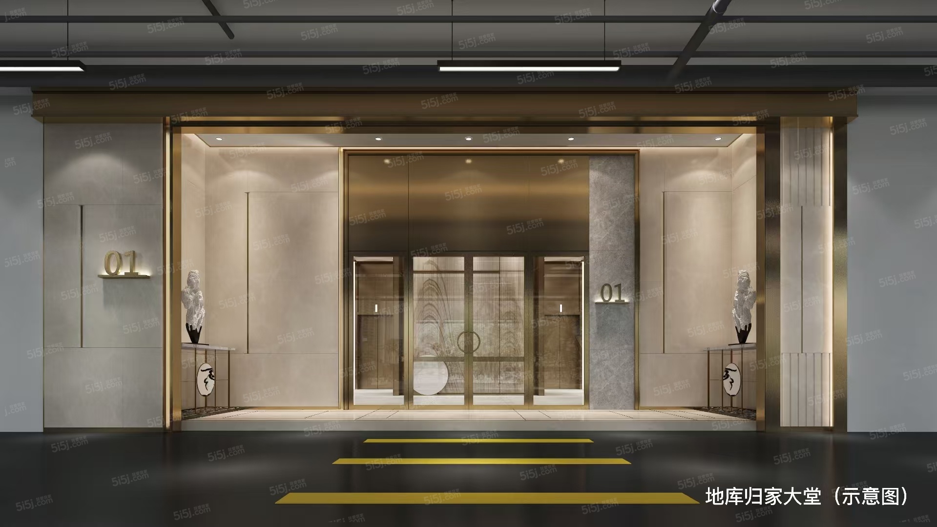 锦绣静湖效果图