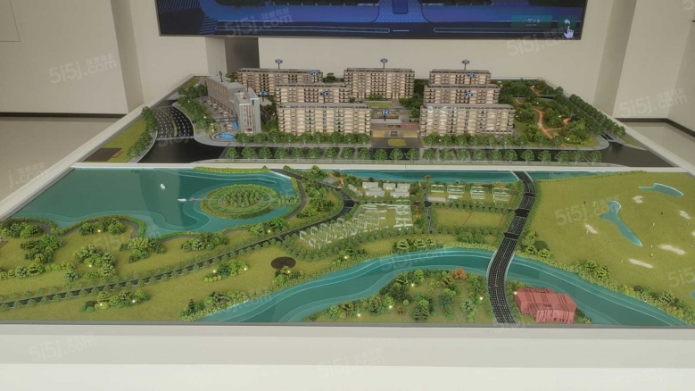 锦绣静湖沙盘图