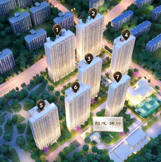 贻成瑞府沙盘图