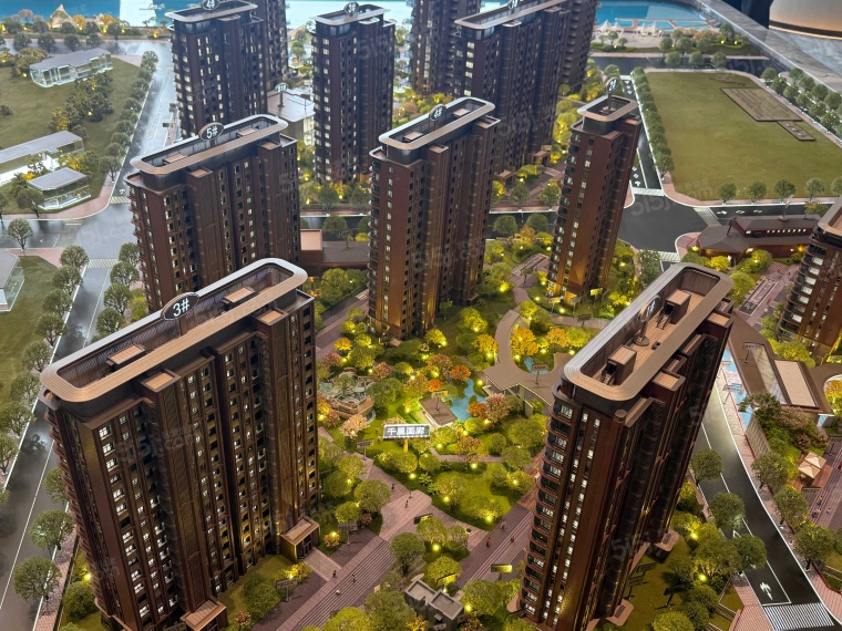 中建运河玖院沙盘图