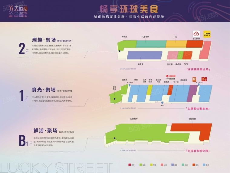 大运河合满街沙盘图