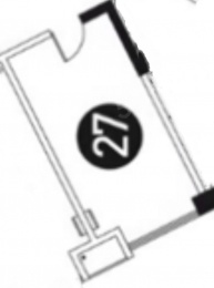 1室1厅户型图