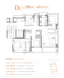 保利虹桥和颂4室2厅2卫