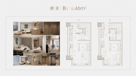 1室1厅1卫户型图