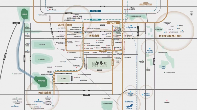 兴创沐春墅区位图