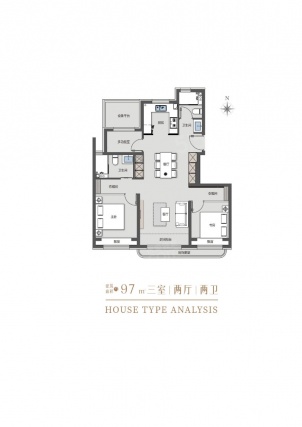 3室2厅2卫户型详情