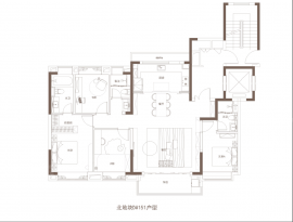 4室2厅3卫户型图