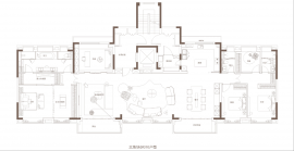 4室2厅3卫户型图