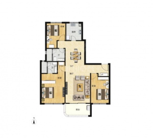 虹盛里3室2厅2卫