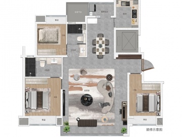 建投晋和府3室2厅2卫