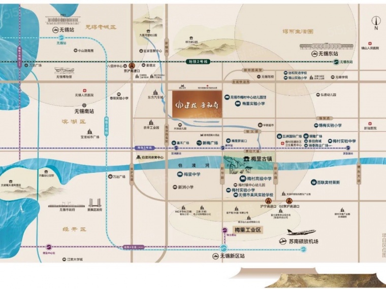 建投晋和府区位图