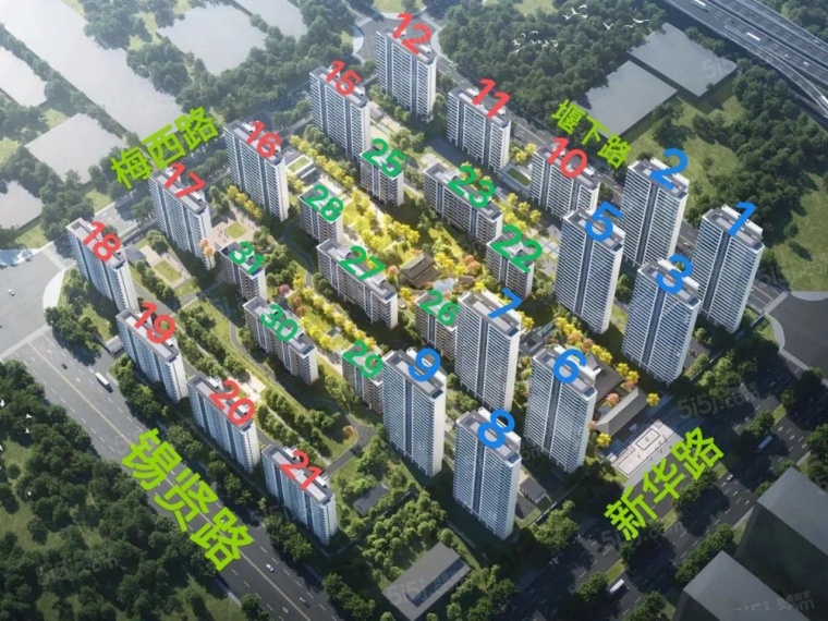 建投晋和府沙盘图
