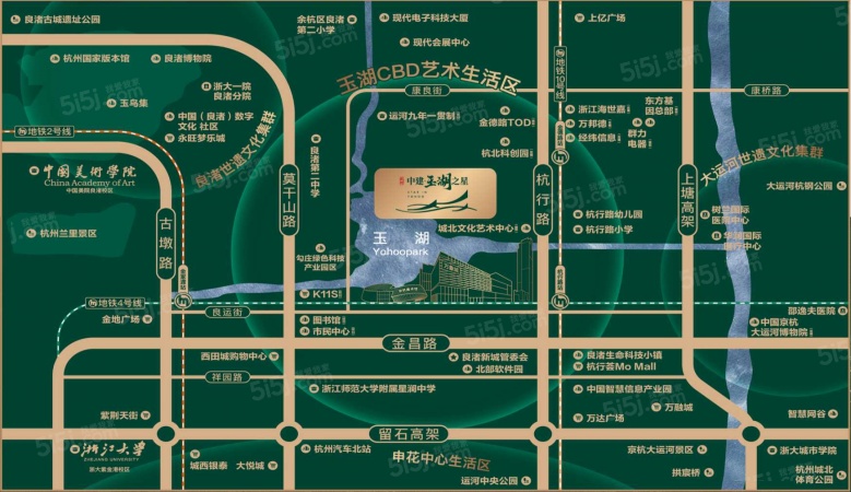 中建玉湖之星区位图