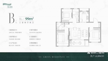 碧云澧悦3室2厅2卫