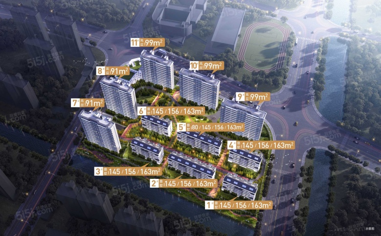 奉发右岸晶邸效果图