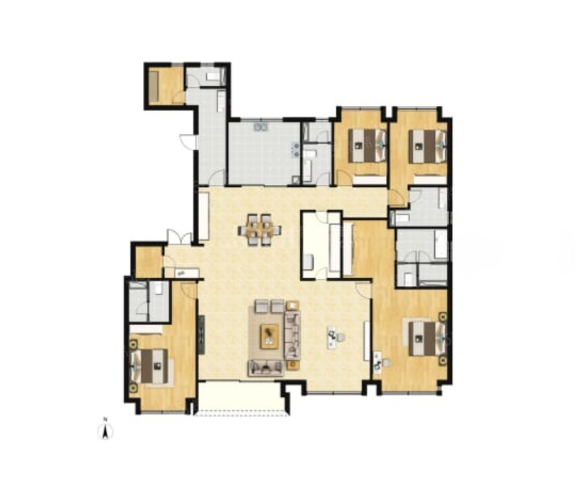 缦云上海4室2厅5卫