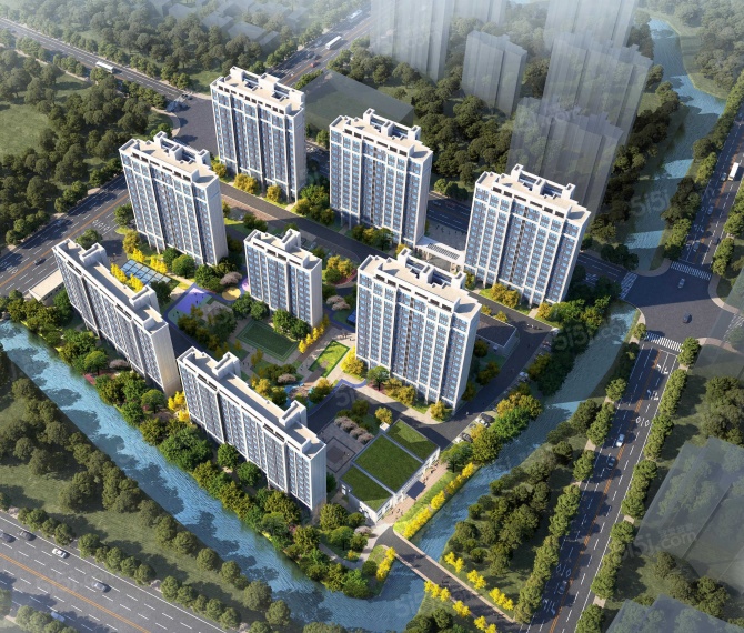 翠湖水岸效果图
