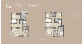 5室2厅5卫户型图