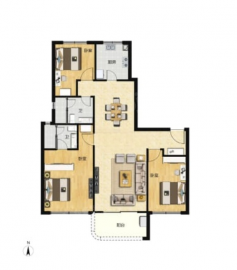虹盛里3室2厅2卫