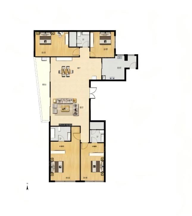 虹盛里4室2厅3卫