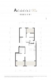 3室2厅2卫户型图