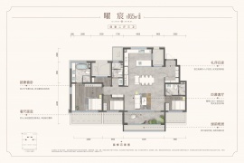 4室2厅3卫户型图