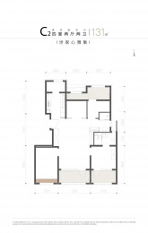 4室2厅2卫户型图