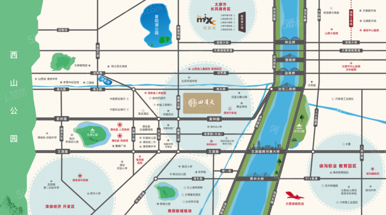 四月天壹号院区位图