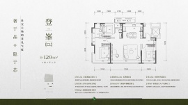 3室2厅2卫户型图