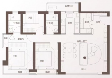 首创禧瑞问津3室2厅2卫