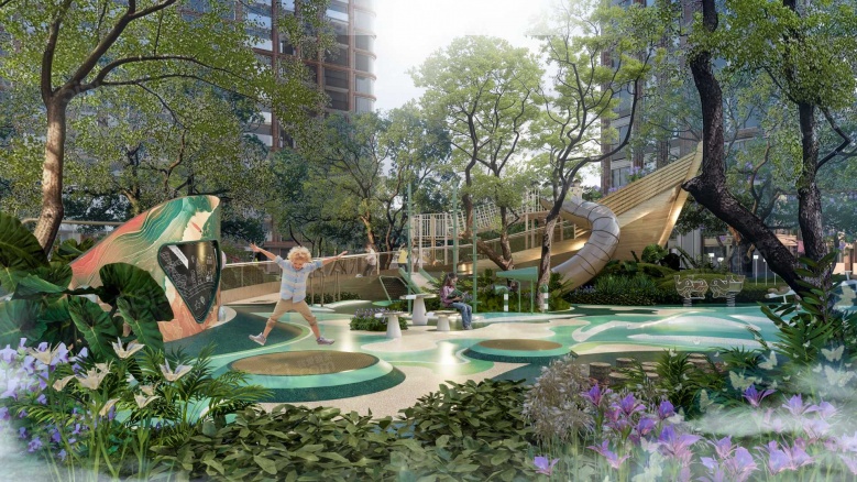 中建运河玖院效果图