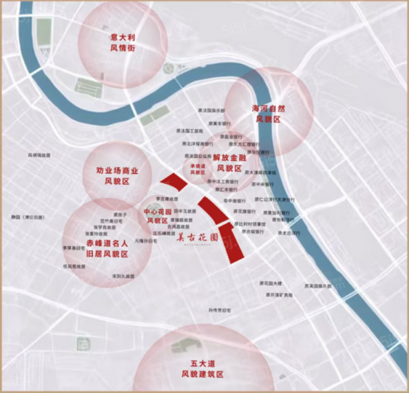 信达格调美古花园区位图