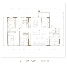 信达格调美古花园4室2厅2卫