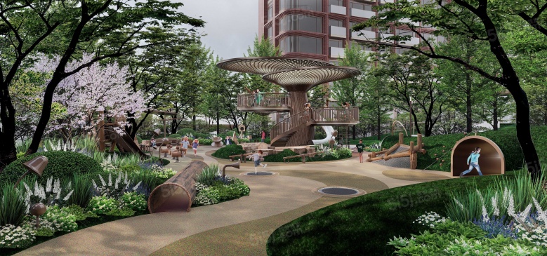 中建运河玖院效果图