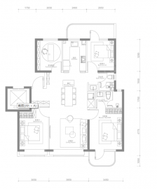 帅府京彩世界4室2厅2卫