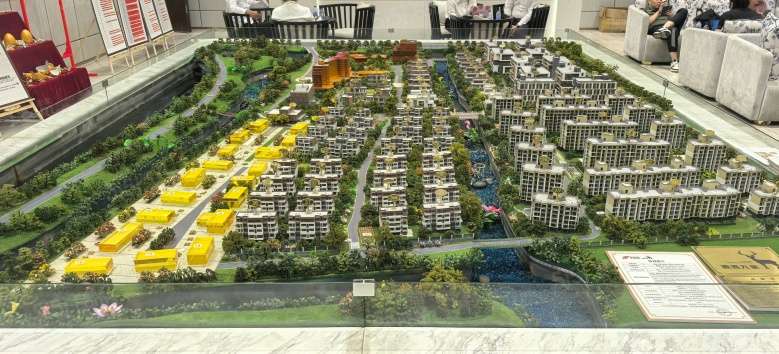 鹿鸣九里沙盘图