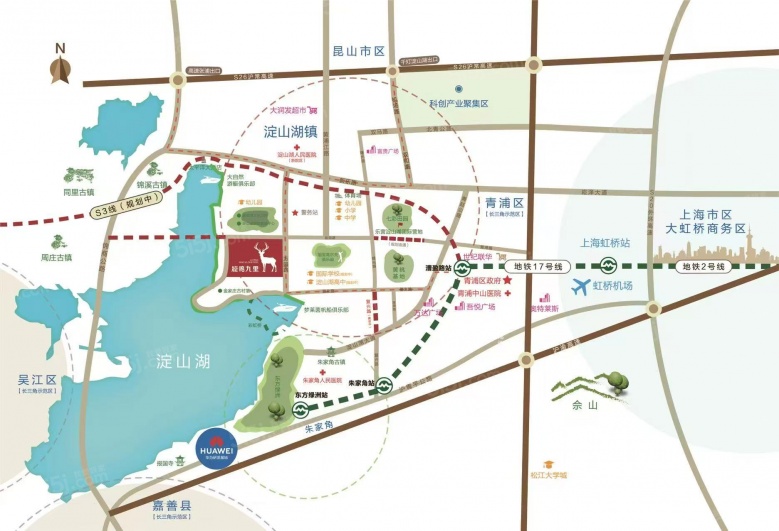 鹿鸣九里区位图