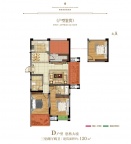 3室2厅2卫户型图