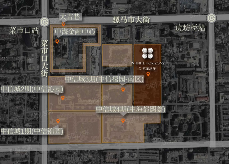 中海京华玖序区位图