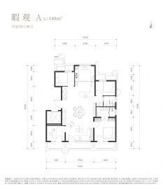 紫京宸园4室2厅2卫